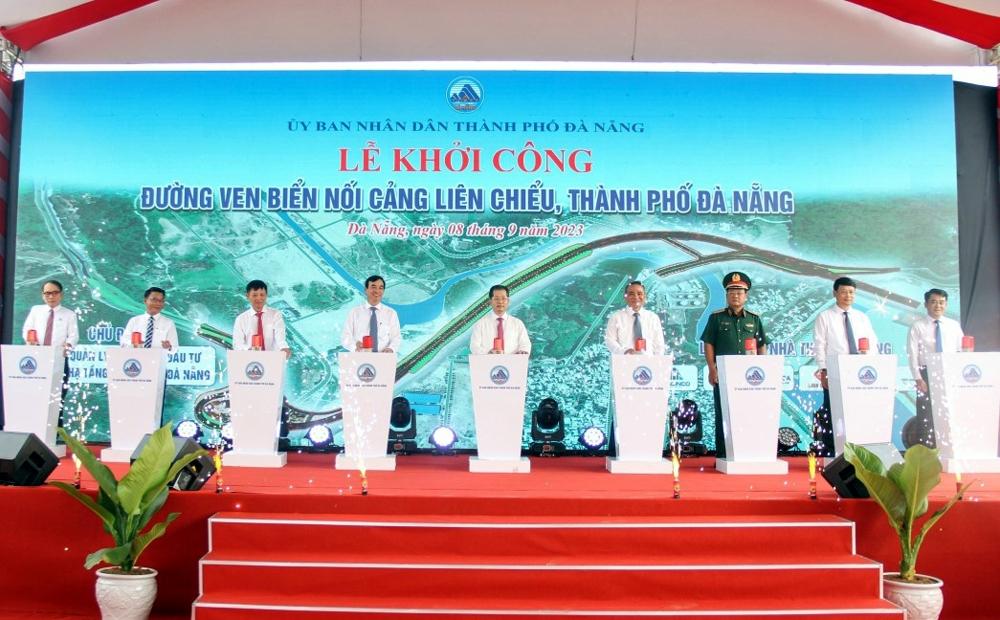 Đà Nẵng: Khởi công xây dựng tuyến đường ven biển nối cảng Liên Chiểu