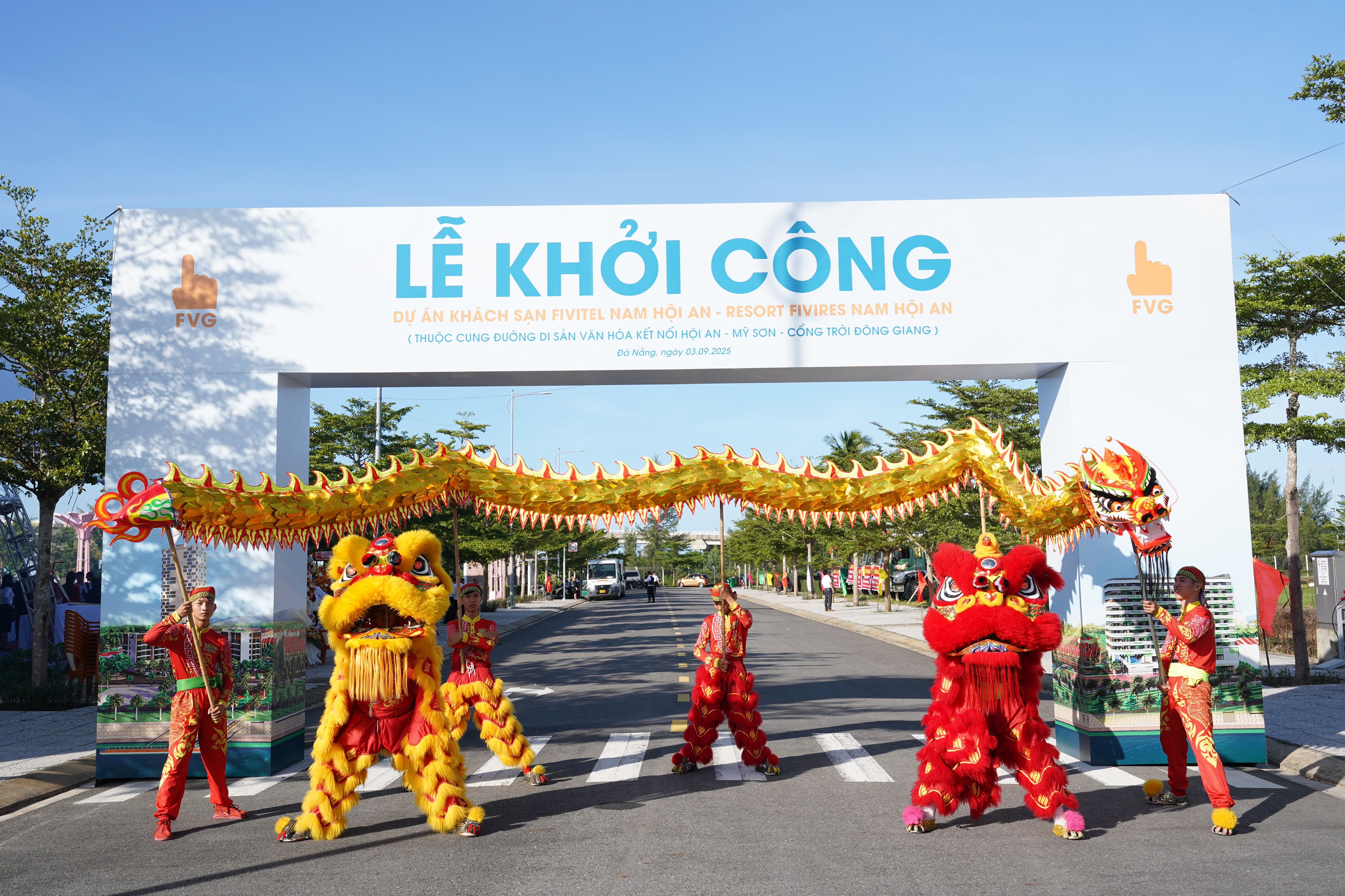 LỄ KHỞI CÔNG DỰ ÁN KHÁCH SẠN FIVITEL NAM HỘI AN - RESORT FIVIRES NAM HỘI AN