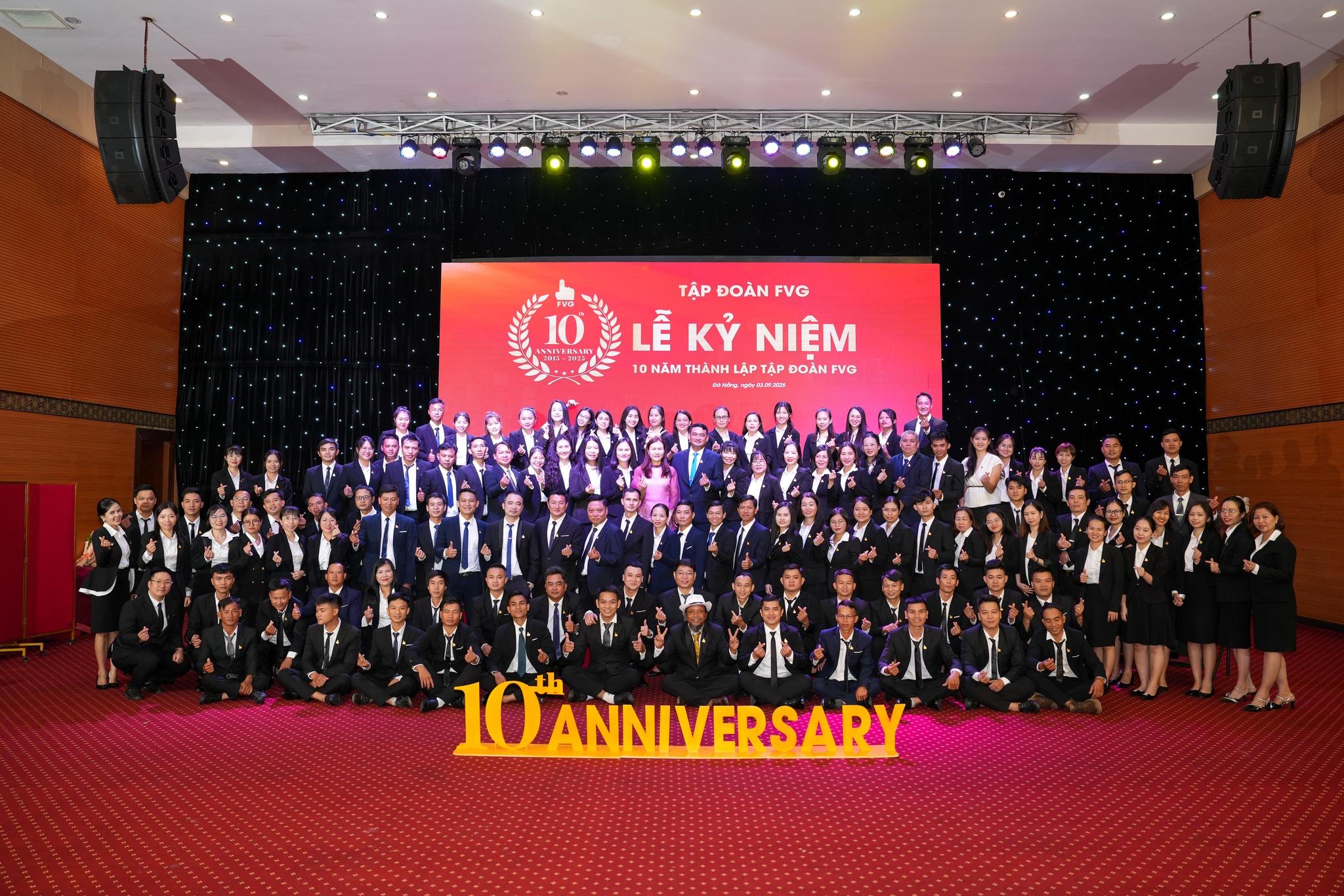 Tập đoàn FVG tổ chức Lễ Kỷ niệm 10 năm Thành lập Tập đoàn FVG(2015 - 2025): Hành trình 1 hành trình - 1 tầm nhìn