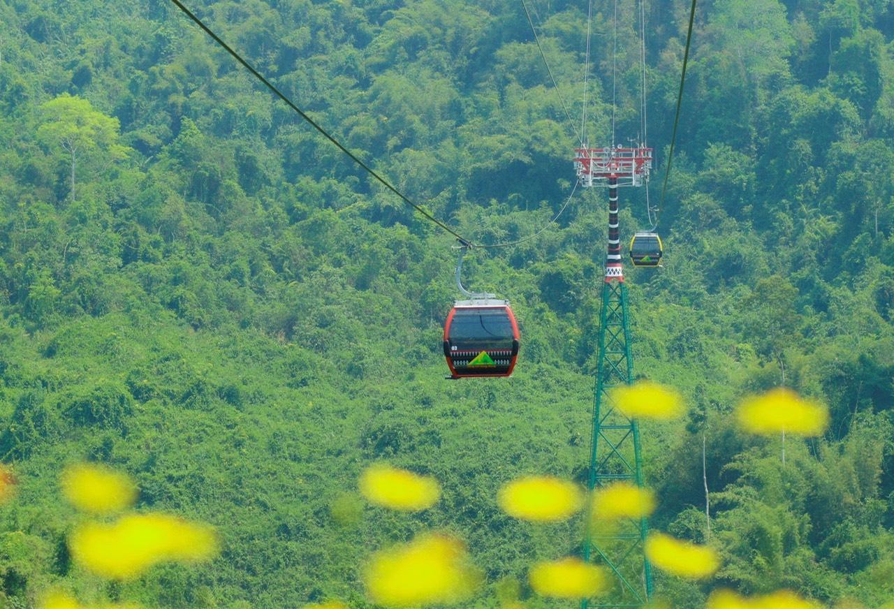 Miền Trung thêm một tuyến cáp treo chuẩn bị đi vào hoạt động